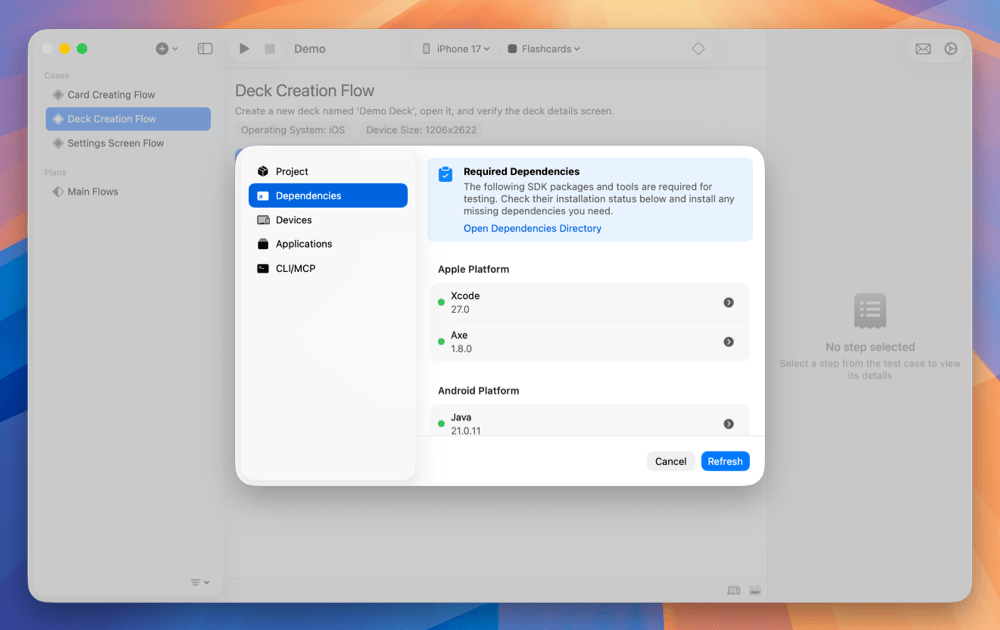 Qampanion dependency check